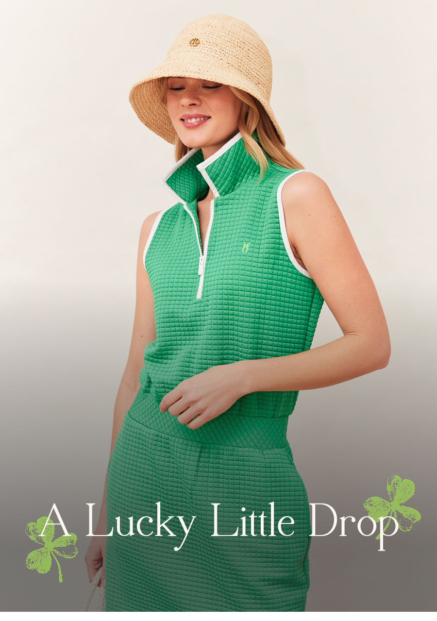A Lucky Little Drop Dropping now: two standout styles in Jelly Bean—a vibrant, feel-good green that feels festive for St. Paddy's Day and fresh for the season.  Whether you're on the go, channeling Spring or looking for a little luck, these Waffle pieces are proof that festive can feel fashion-forward.  Shop the drop