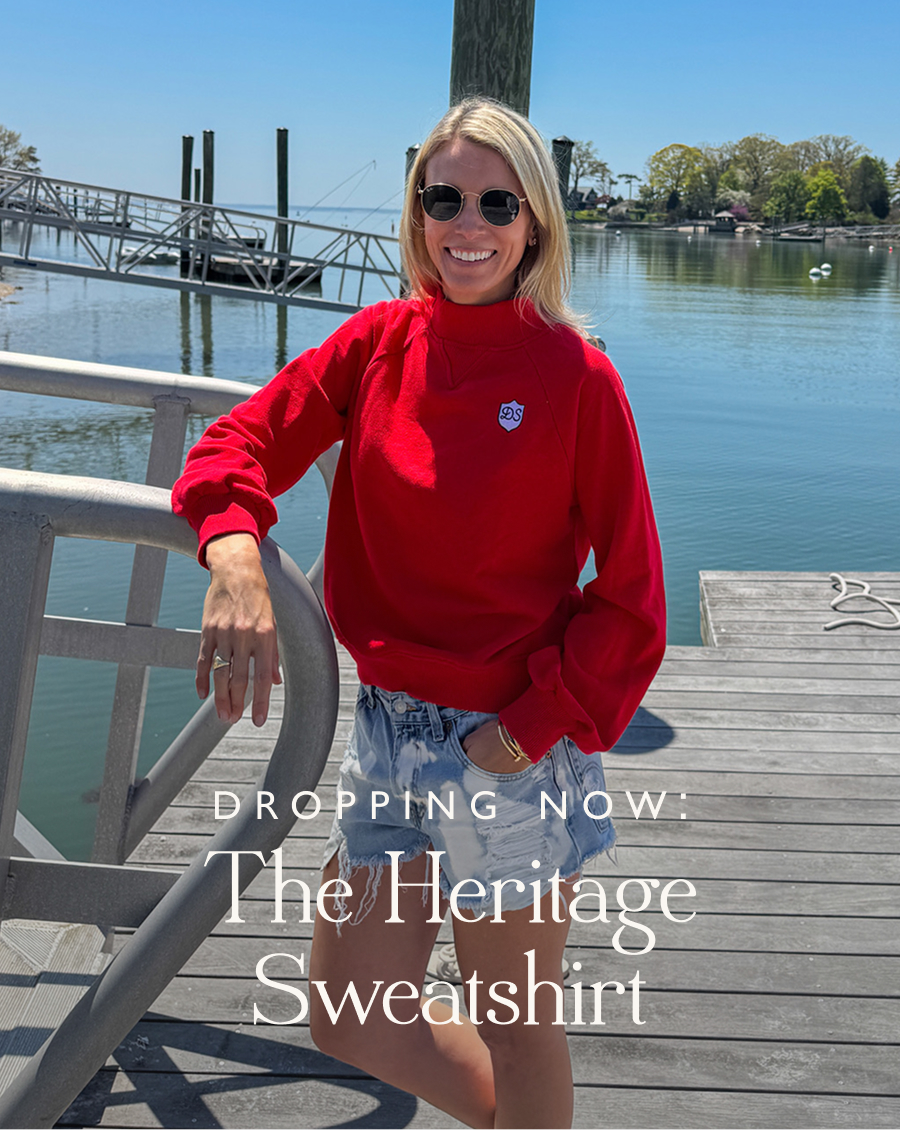 Dropping Now: The Heritage Sweatshirt Take it back to classics this Summer with a French Terry top made for every memory-making moment. With an easy, lived-in feel, it goes from barbecue to boat and every Summer celebration in between.  Shop the Top
