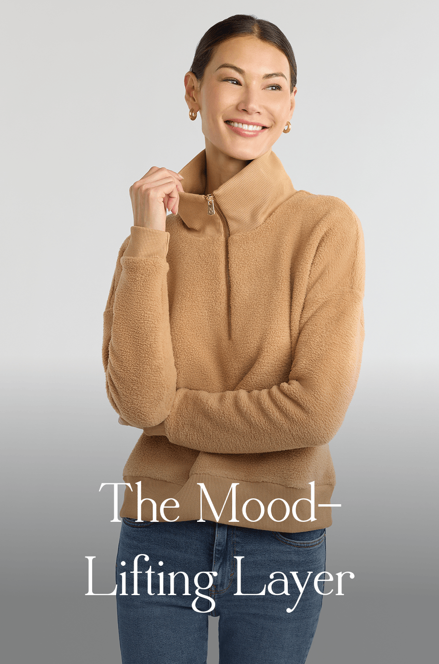 The Mood-Lifting Layer Now 20% off When it still feels like Winter but you're dreaming of Spring, reach for color that changes your outlook. In crisp creams and palette pops, the Dudley Pullover lightens your look—and mood.  It's 20% off for a limited time, with code MOODLIFT  Shop now