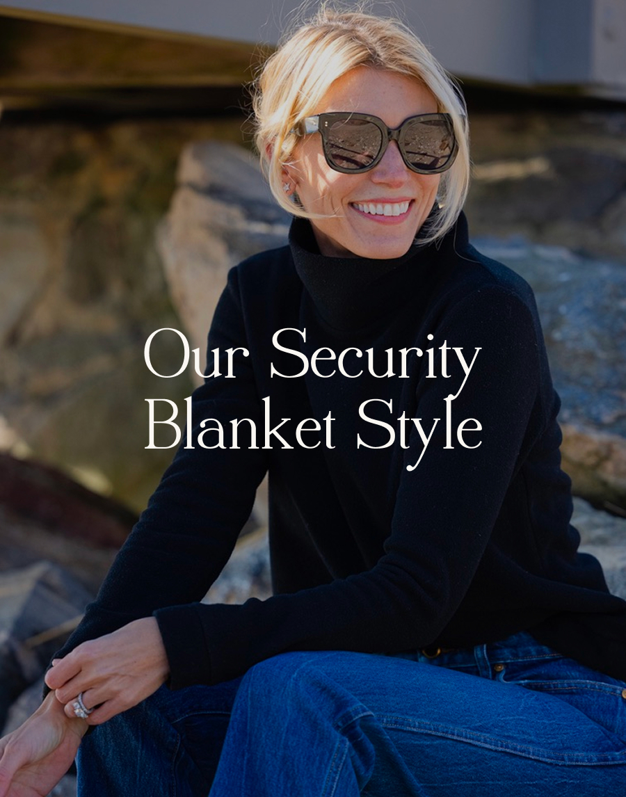 Our Security Blanket Style Over the years you've shared the moments when you've worn your Dudley turtlenecks: engagements, first days, last days, job interviews, scary medical appointments, holiday cards. Regular days that needed a little oomph.    As we say farewell to these styles in these fabrics and colors, we want them to find their way to your big & small moments, one last time, at $99 each.  Shop the Farewell Sale >  "This turtleneck is my security blanket—it's what I reach for when I don't know what to wear and need to feel pulled together, comfortable and fully confident." -Lauren