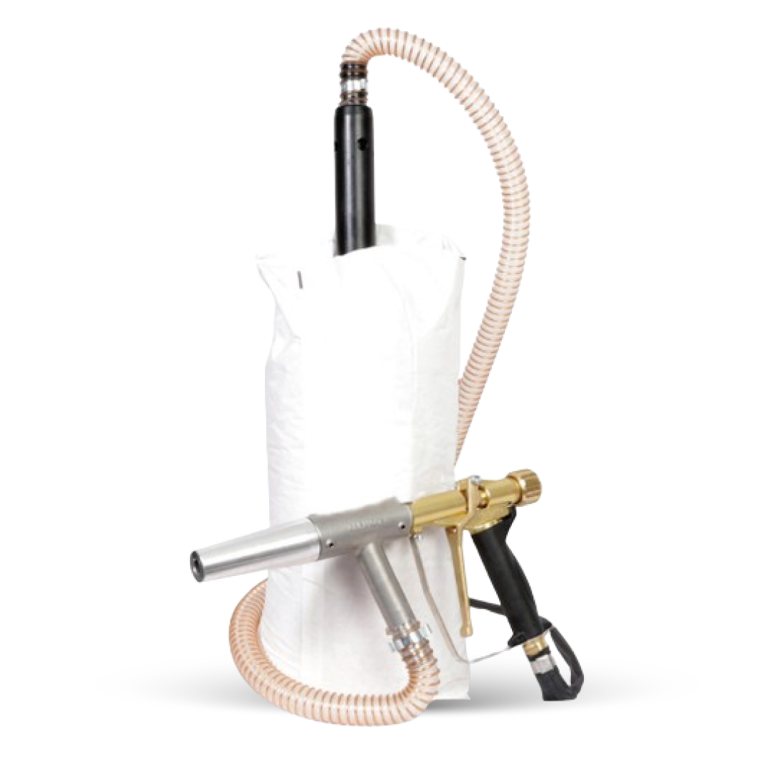 Clemco Power Gun with 16-ft hose