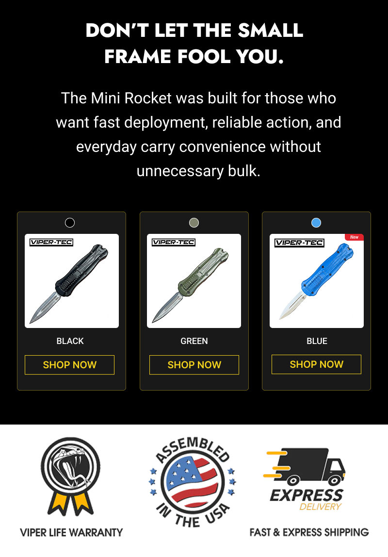 new blue mini rocket