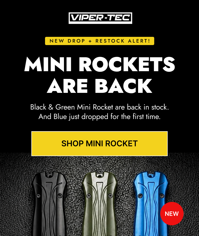 new blue mini rocket