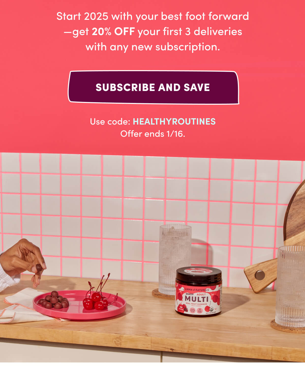 Start 2025 with your best foot forward—get 20% OFF your first 3 deliveries with any new subscription. | [ SUBSCRIBE AND SAVE ] | Use code: HEALTHYROUTINES Offer ends 1/16.
