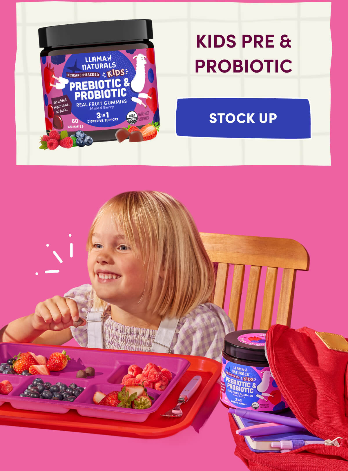 KIDS PRE & PROBIOTIC | [ STOCK UP ]