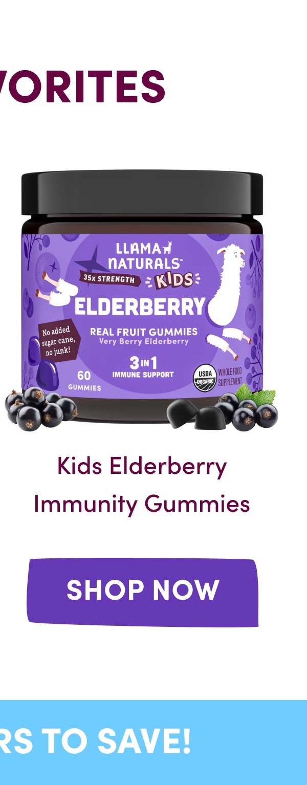 Kids Elderberry Immunity Gummies