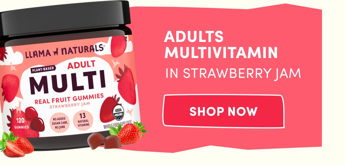 Adults  MULTIVITAMIN in strawberry jam | SHOP NOW
