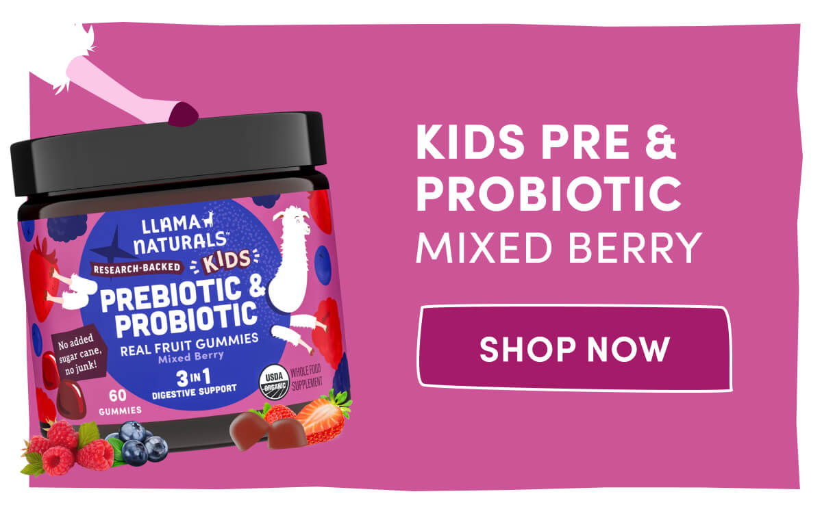 Kids Pre & Probiotic Mixed Berry | [ Shop Now ]