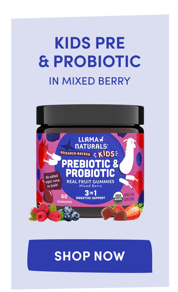 KIDS PRE & PROBIOTIC IN MIXED BERRY | [ SHOP NOW ]
