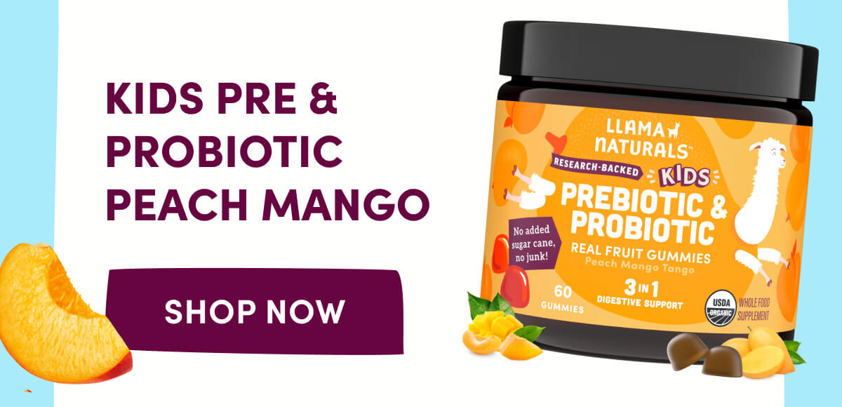 Kids Pre & Probiotic Peach Mango | [ SHOP NOW ]