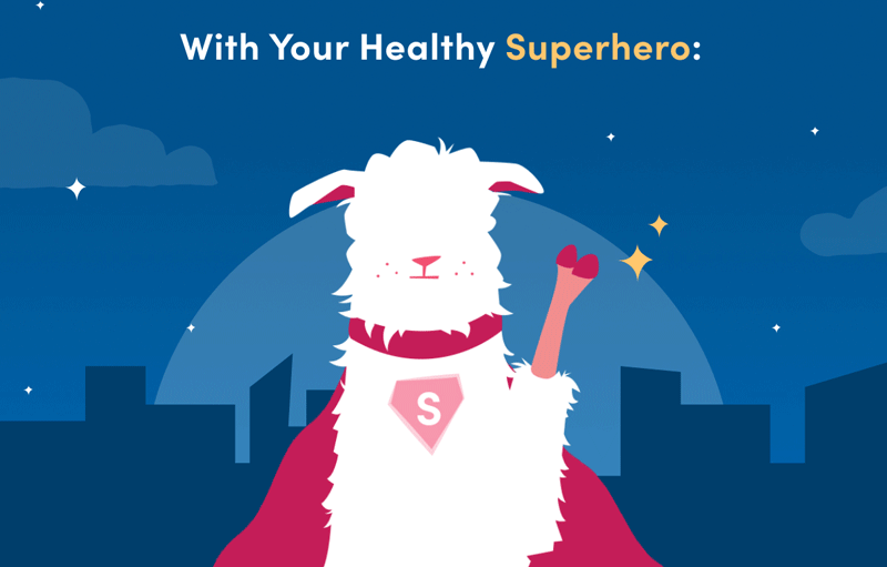 With Your Healthy Superhero: