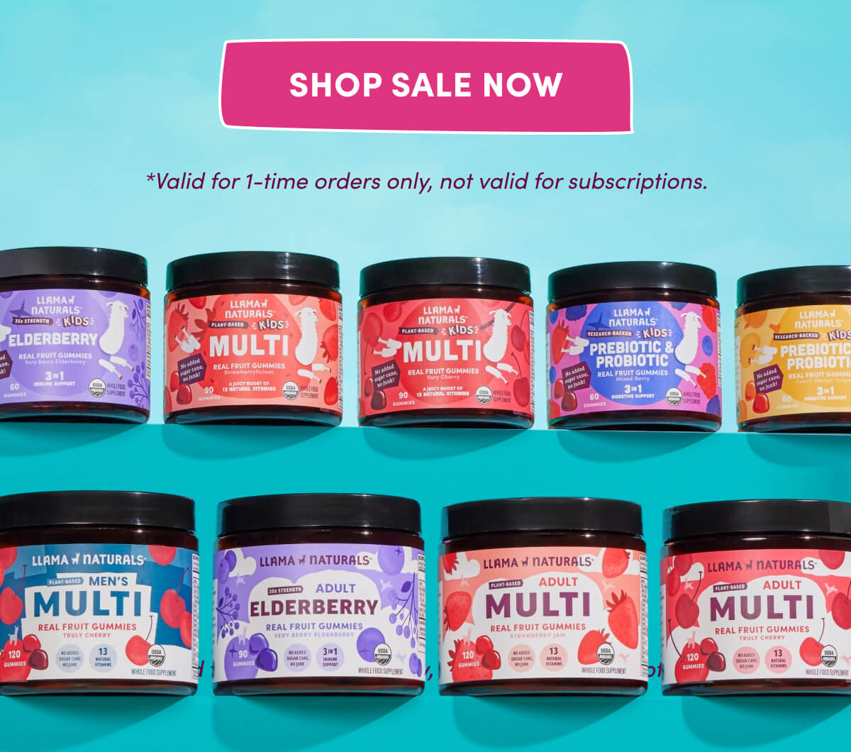 [ Shop Sale Now ] | *Valid for 1-time orders only, not valid for subscriptions.