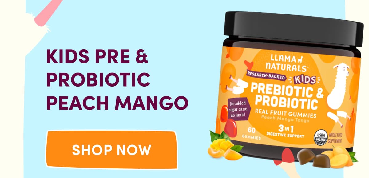 KIDS PRE & PROBIOTIC PEACH MANGO | Shop Now