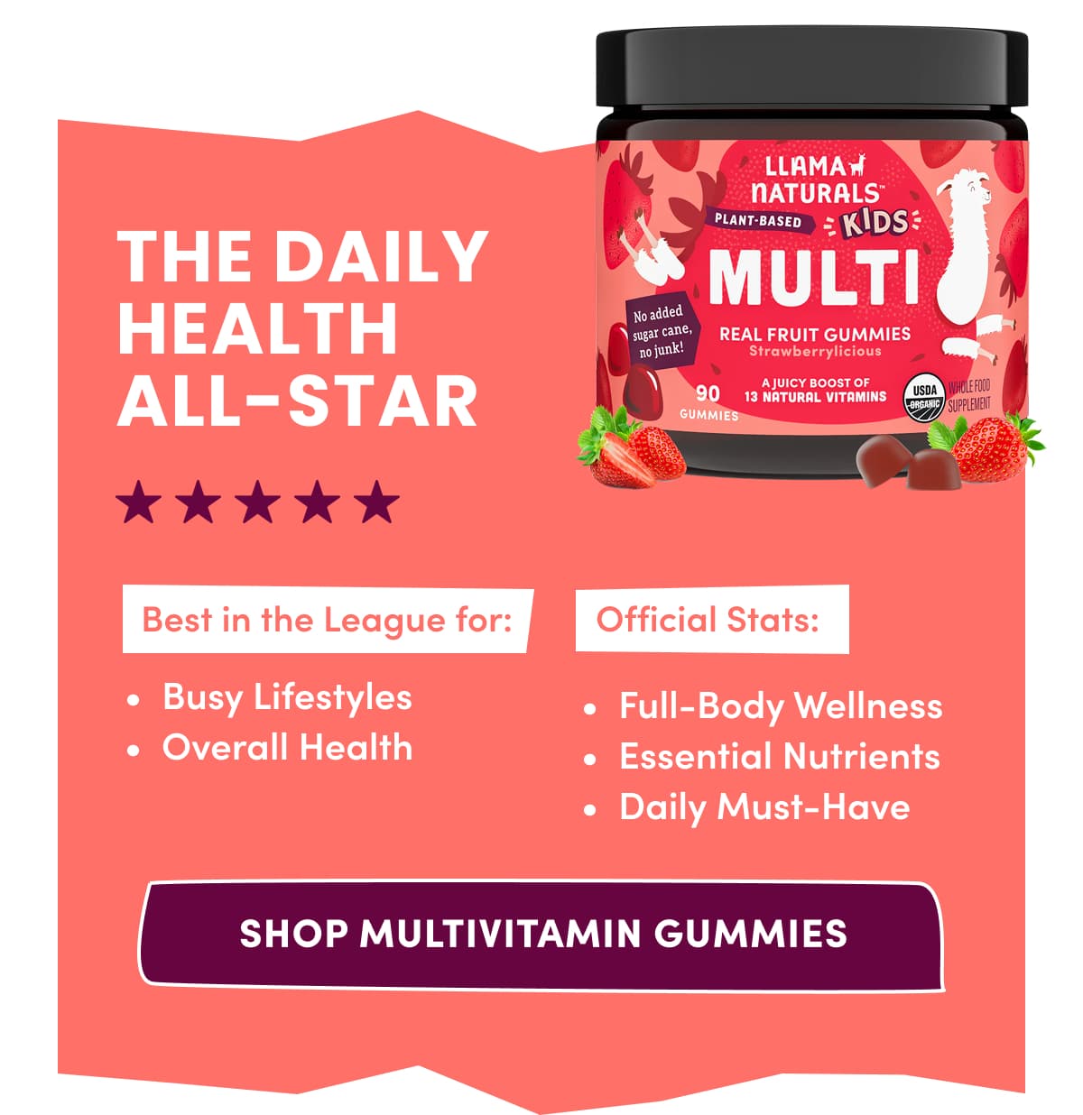 THE DAILY HEALTH ALL-STAR | SHOP Multivitamin Gummies