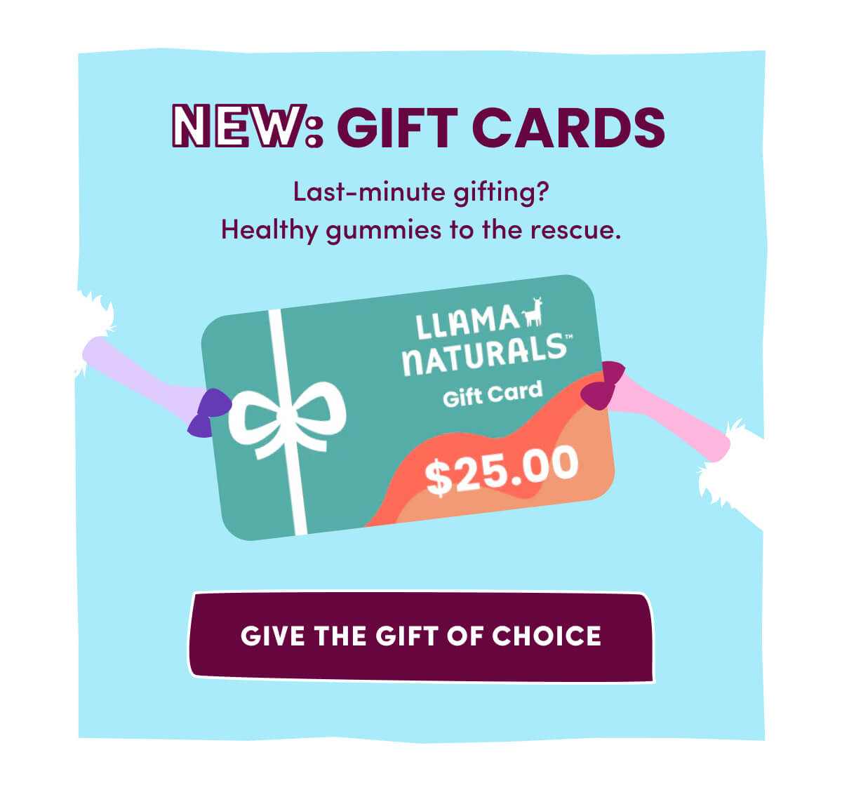New: Gift Cards | Last-minute gifting? Healthy gummies to the rescue. | [ Give The Gift of Choice ]