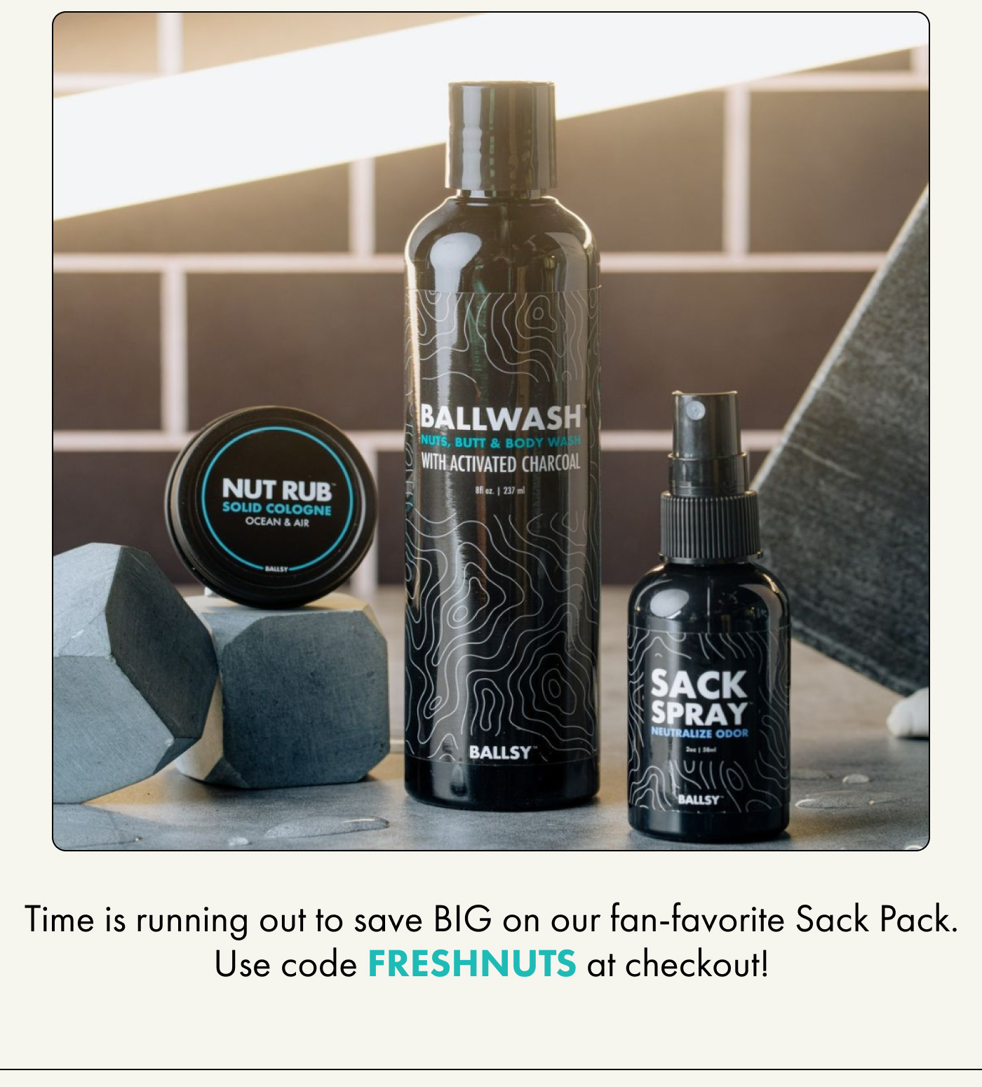 Time is running out to save BIG on our fan-favorite Sack Pack.  Use code FRESHNUTS at checkout!