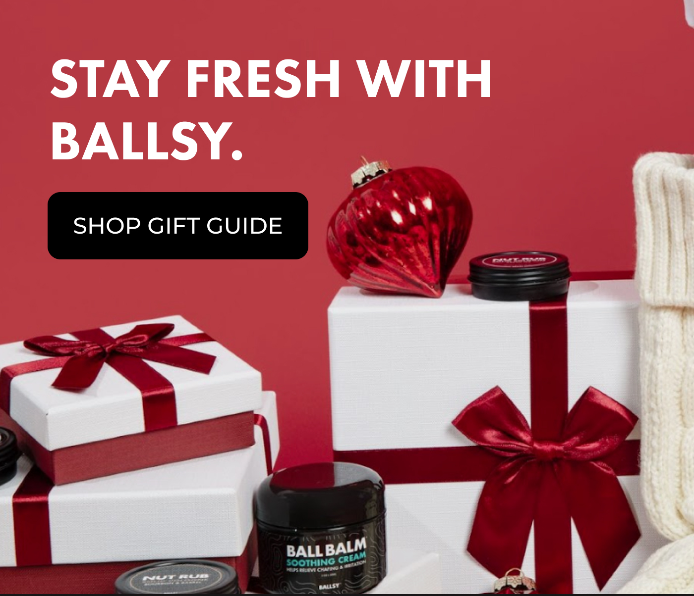 Stay Fresh with Ballsy | Shop Holiday Gift Guide
