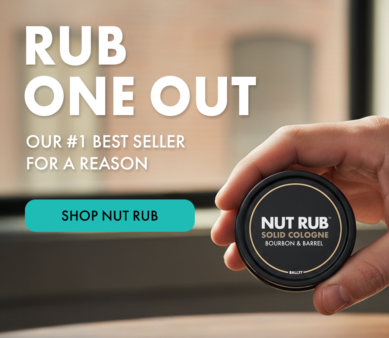 an image of a person holding a jar of nut rub