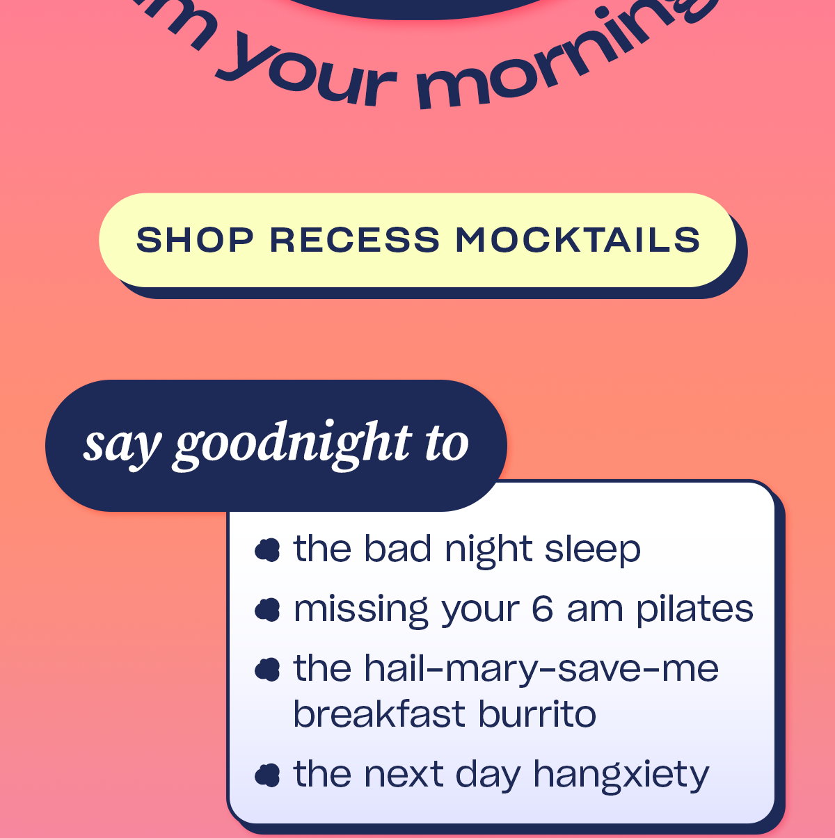 shop Recess mocktails