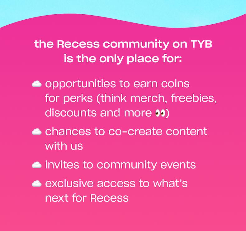 Recess on TYB