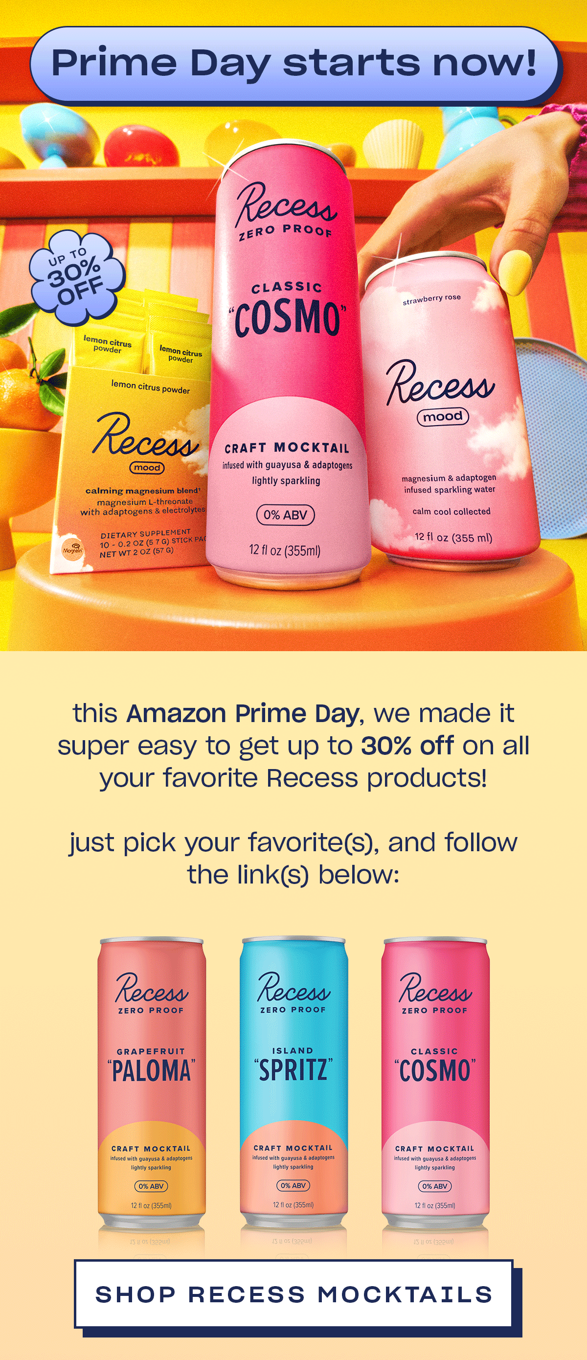 shop Recess Mocktails