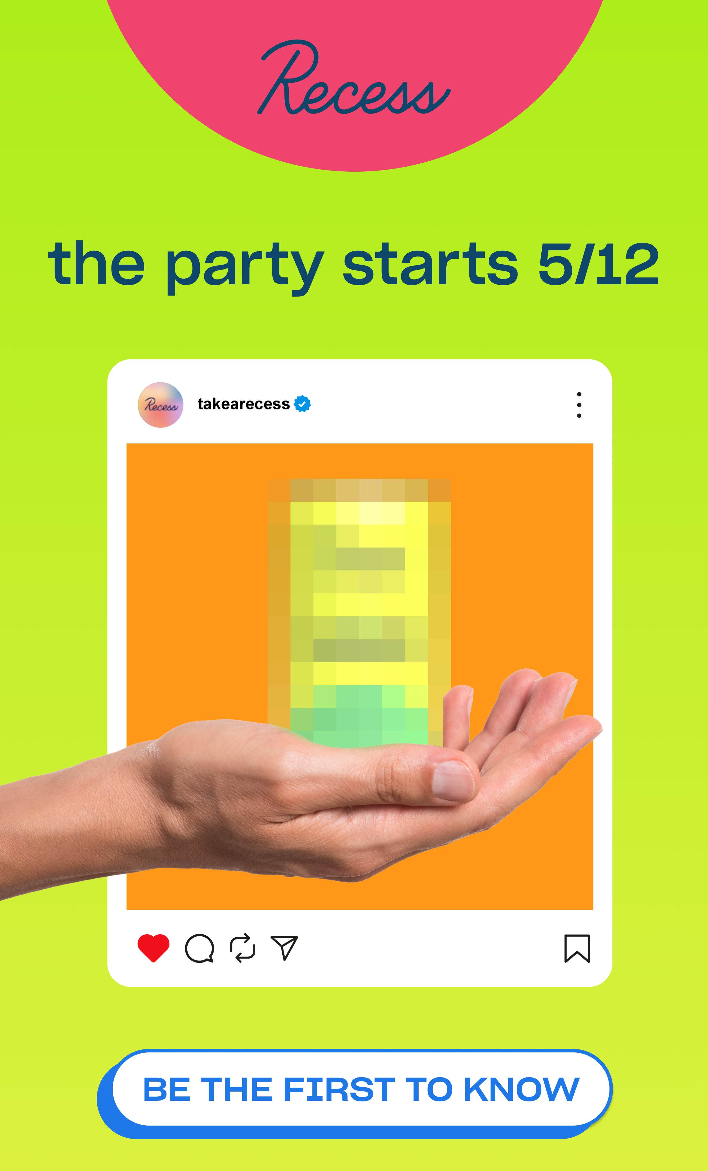 be the first to know