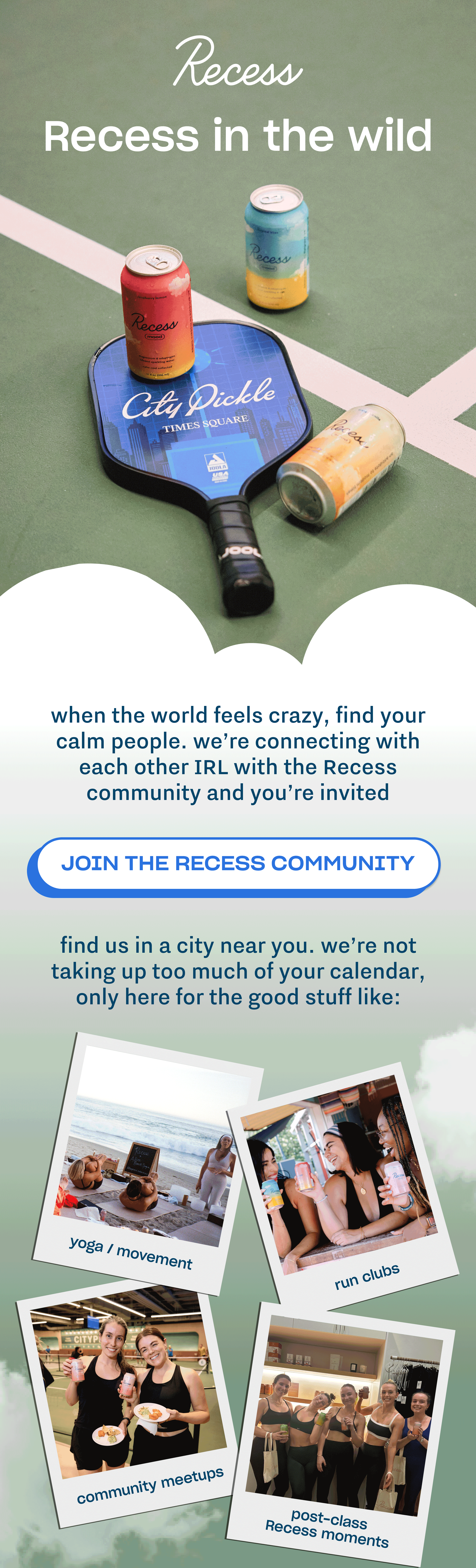 join the recess community