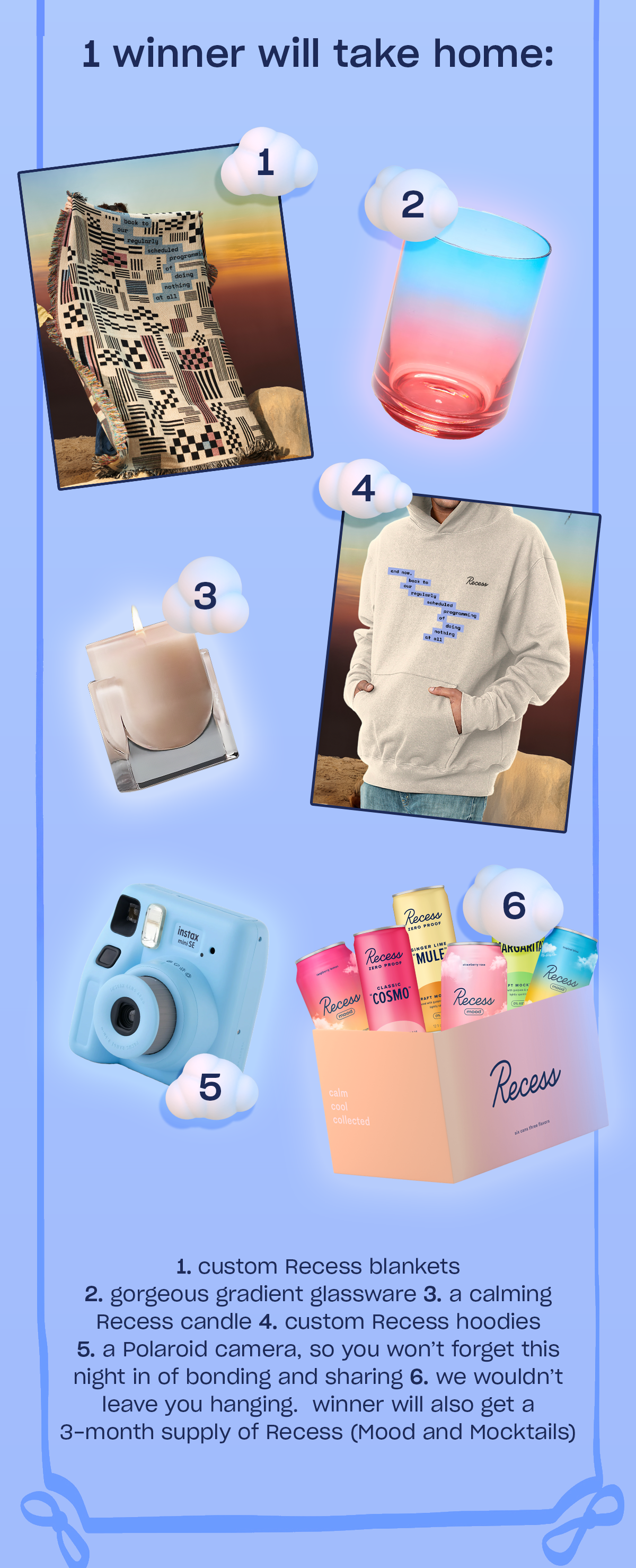 1 winner will take home 1 winner will take home