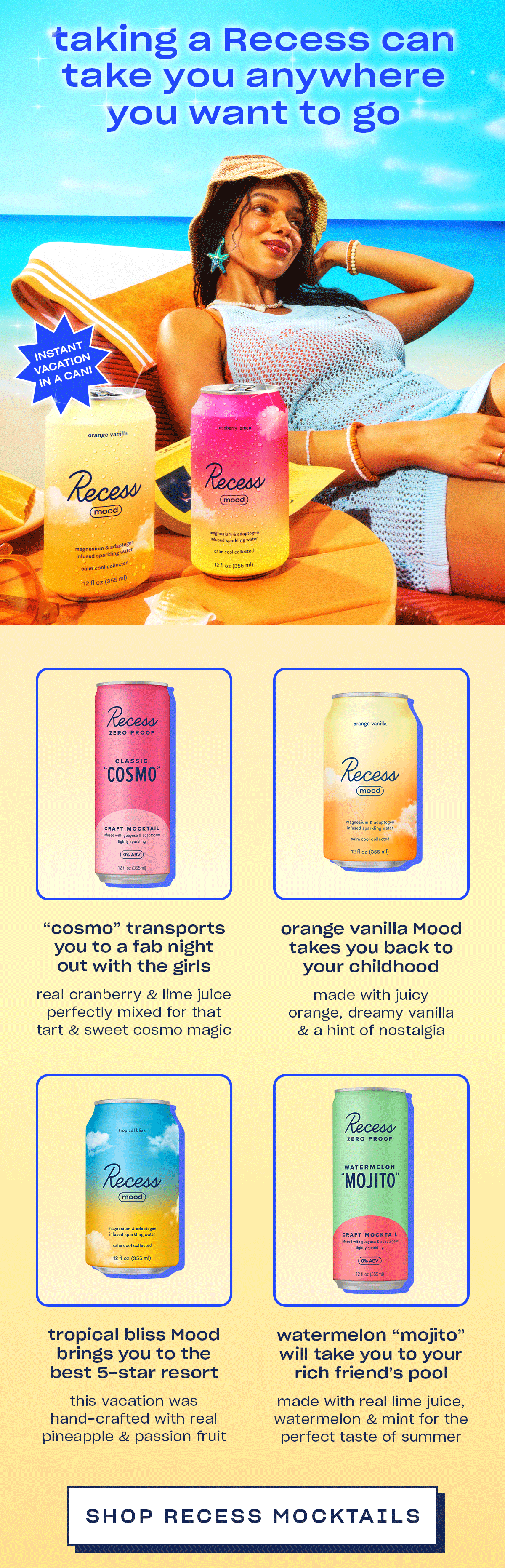 shop Recess Mocktails