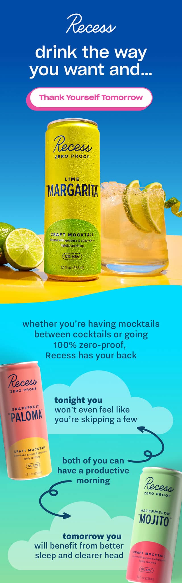 shop recess mocktails