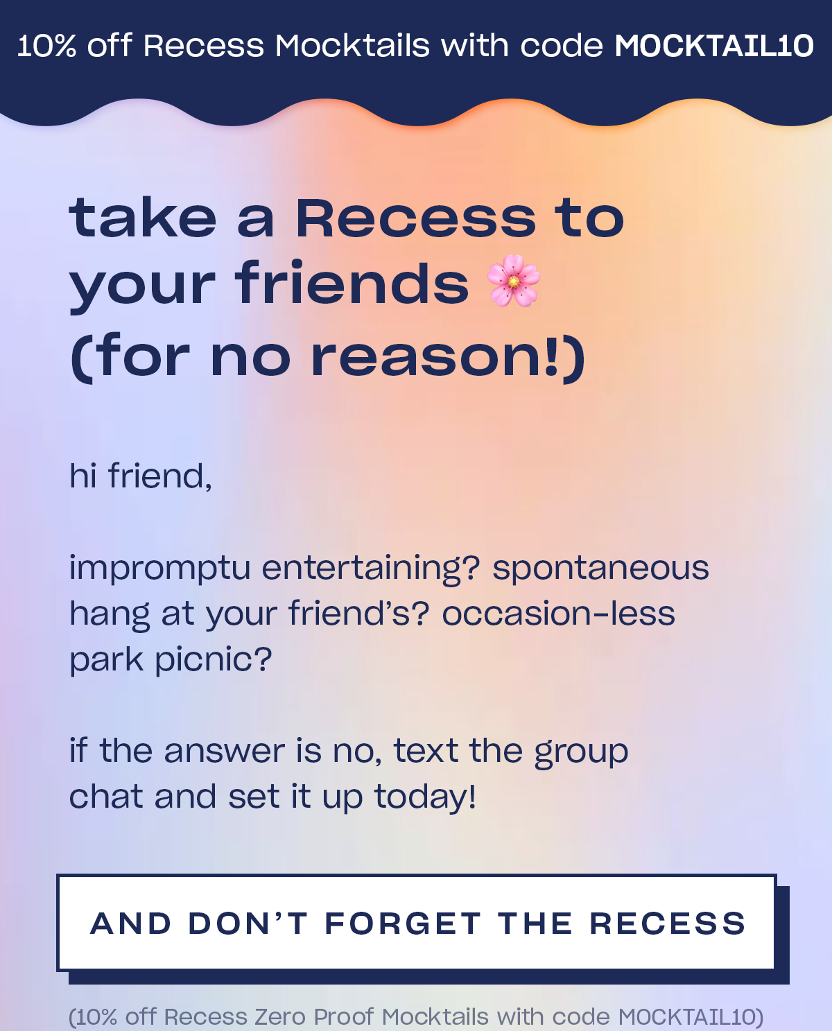 take a Recess to your friends