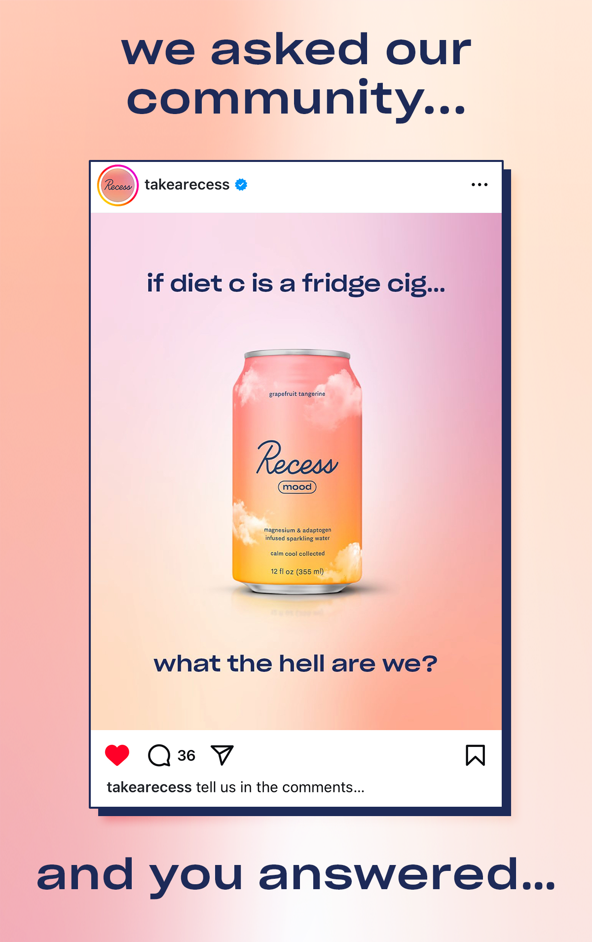 we asked our community