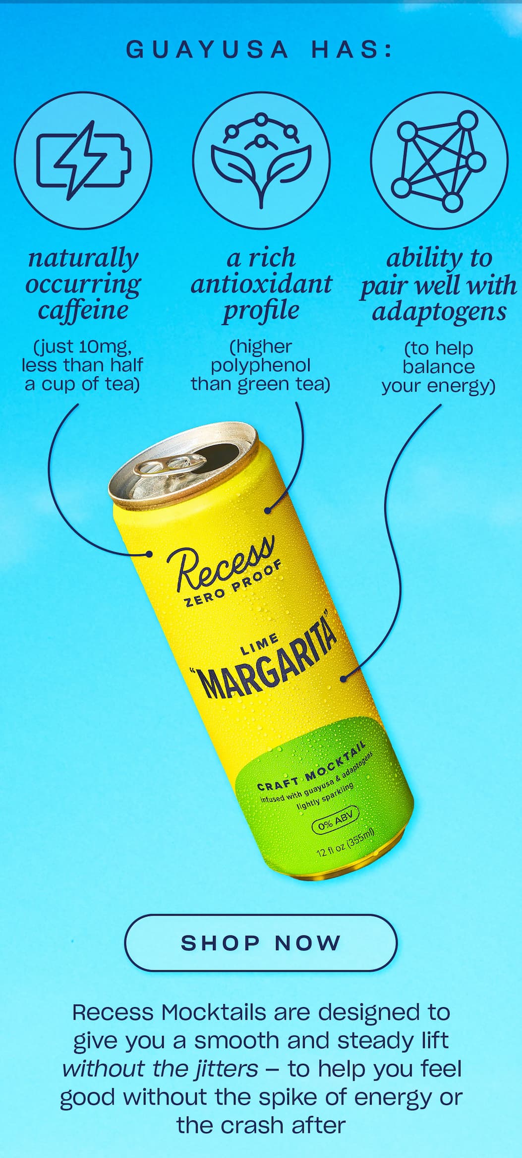 shop Recess mocktails