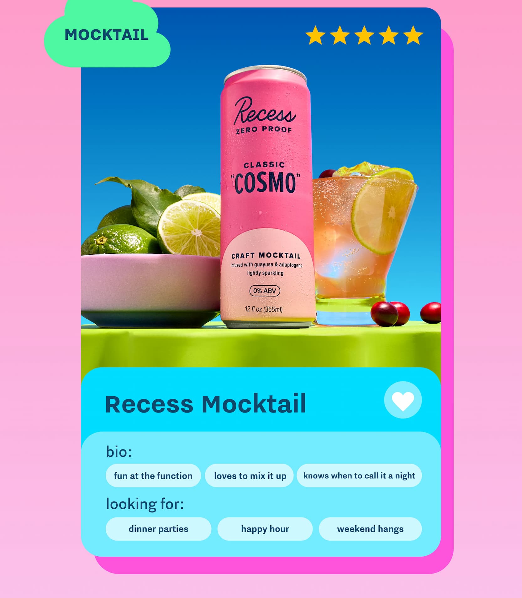 shop recess mocktails