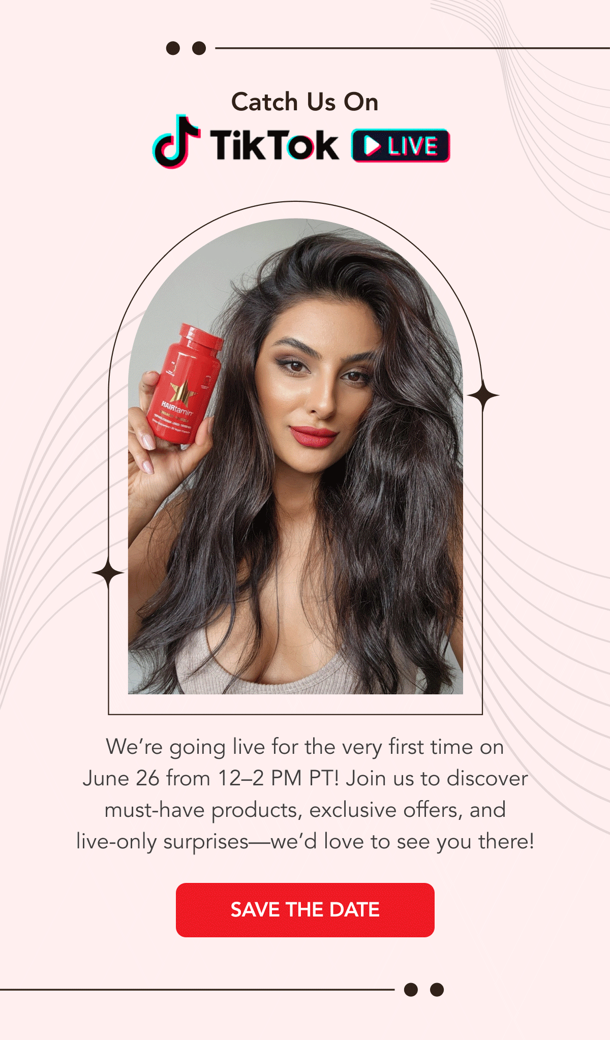 Catch Us On TikTok Live | Save The Date