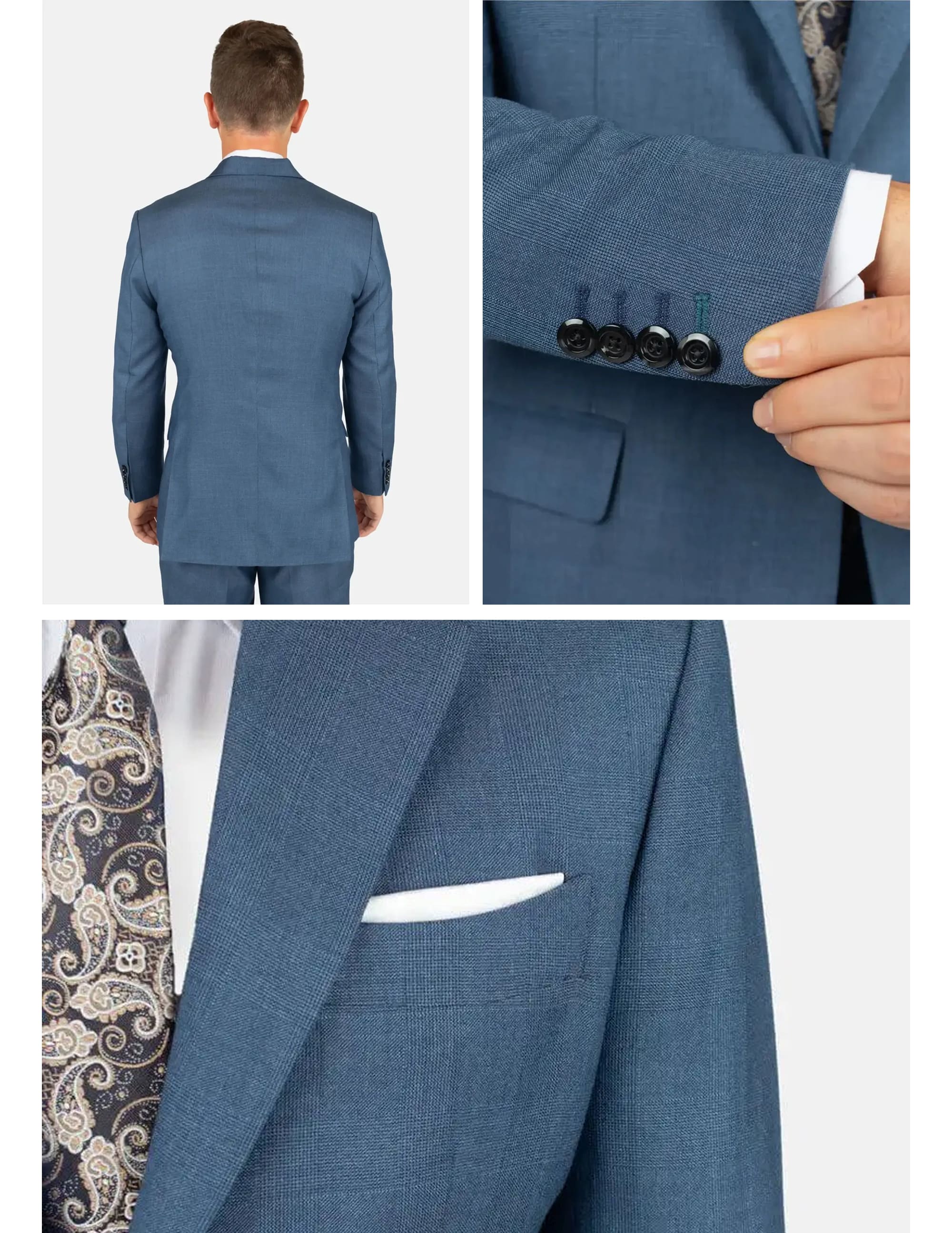Astor Air Force Prince of Wales Blue Suit