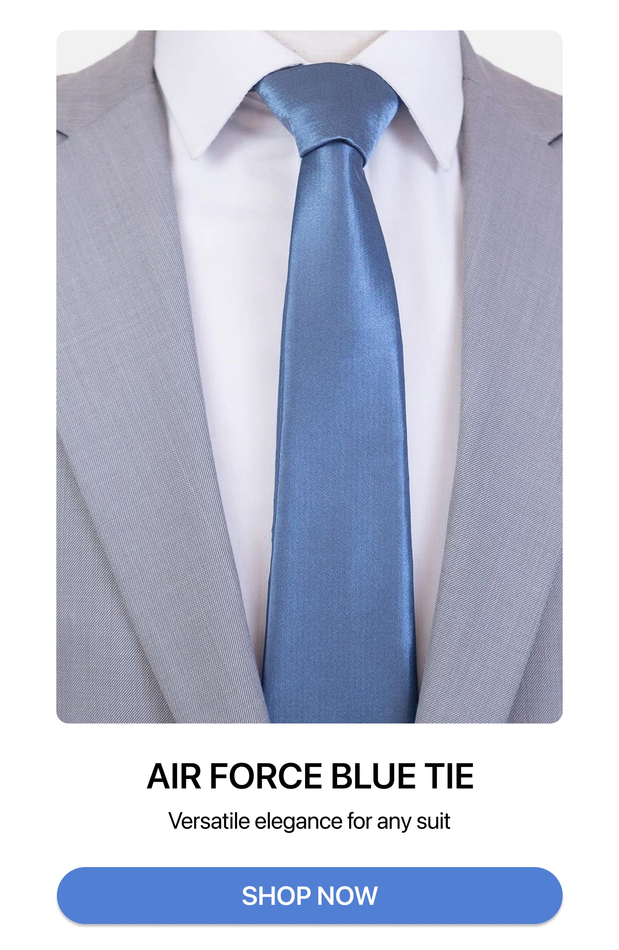 Air Force Blue Tie