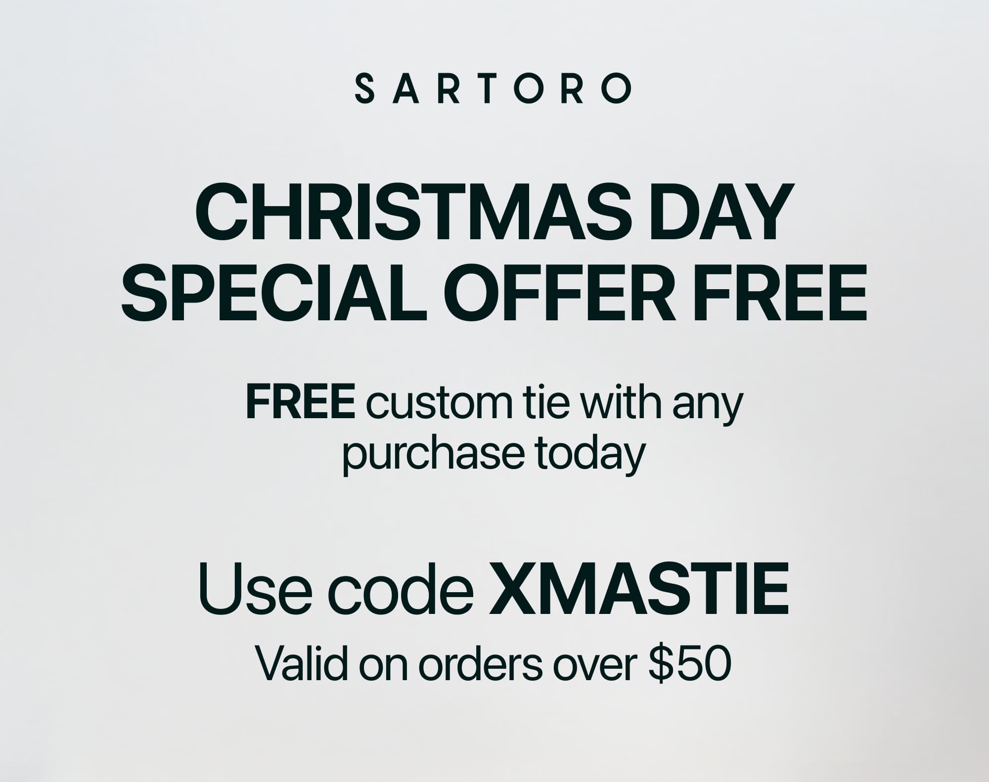 CHRISTMAS DAY SPECIAL OFFER