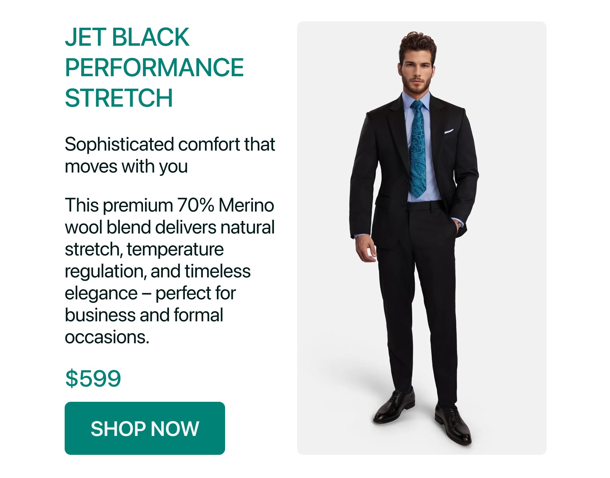 JET BLACK PERFORMANCE STRETCH
