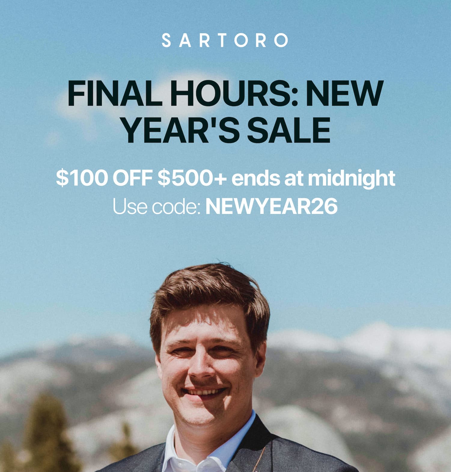 FINAL HOURS: NEW YEAR'S SALE