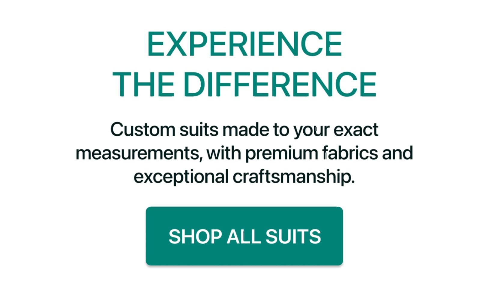 EXPERIENCE THE DIFFERENCE