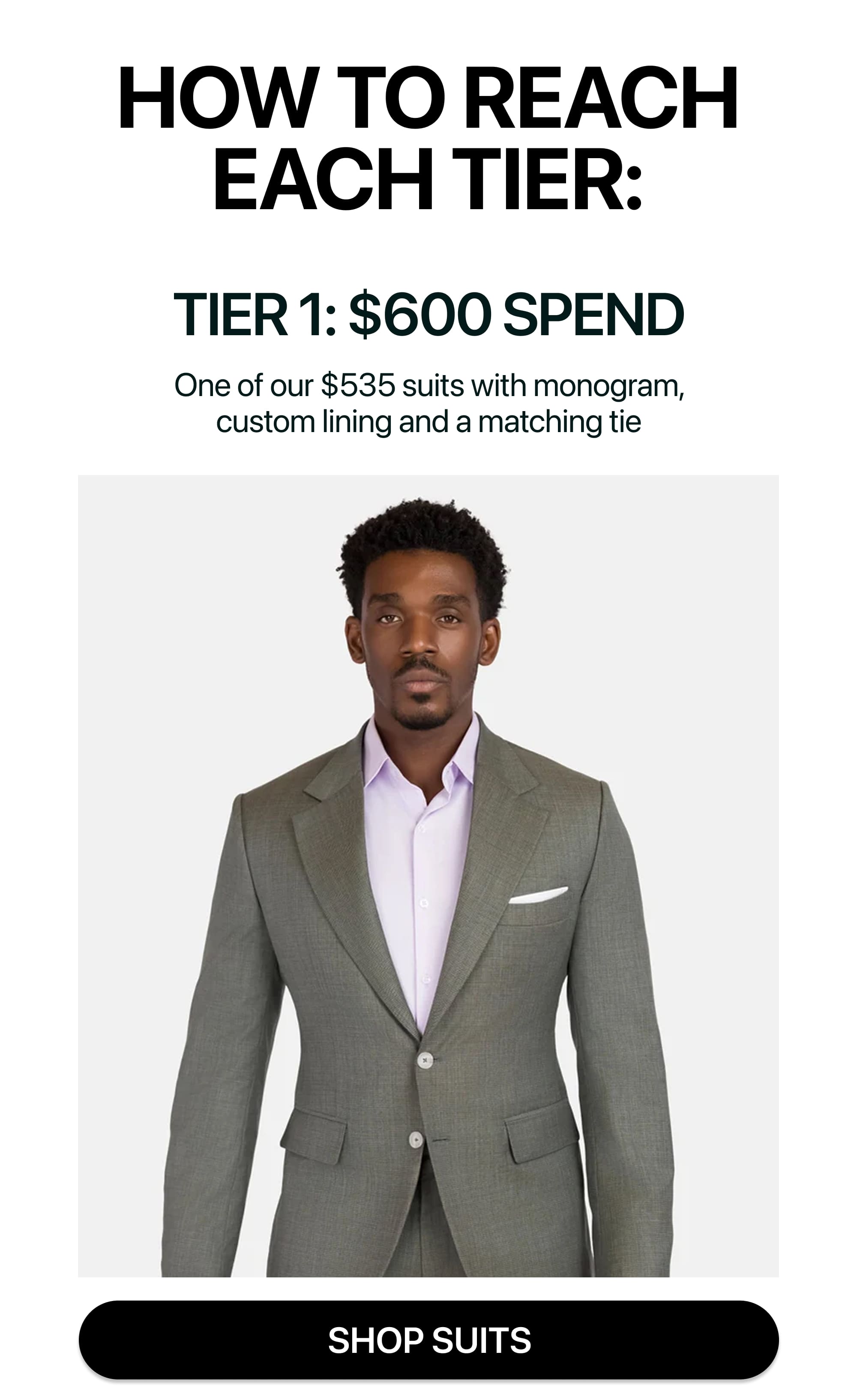 TIER 1: $600 SPEND