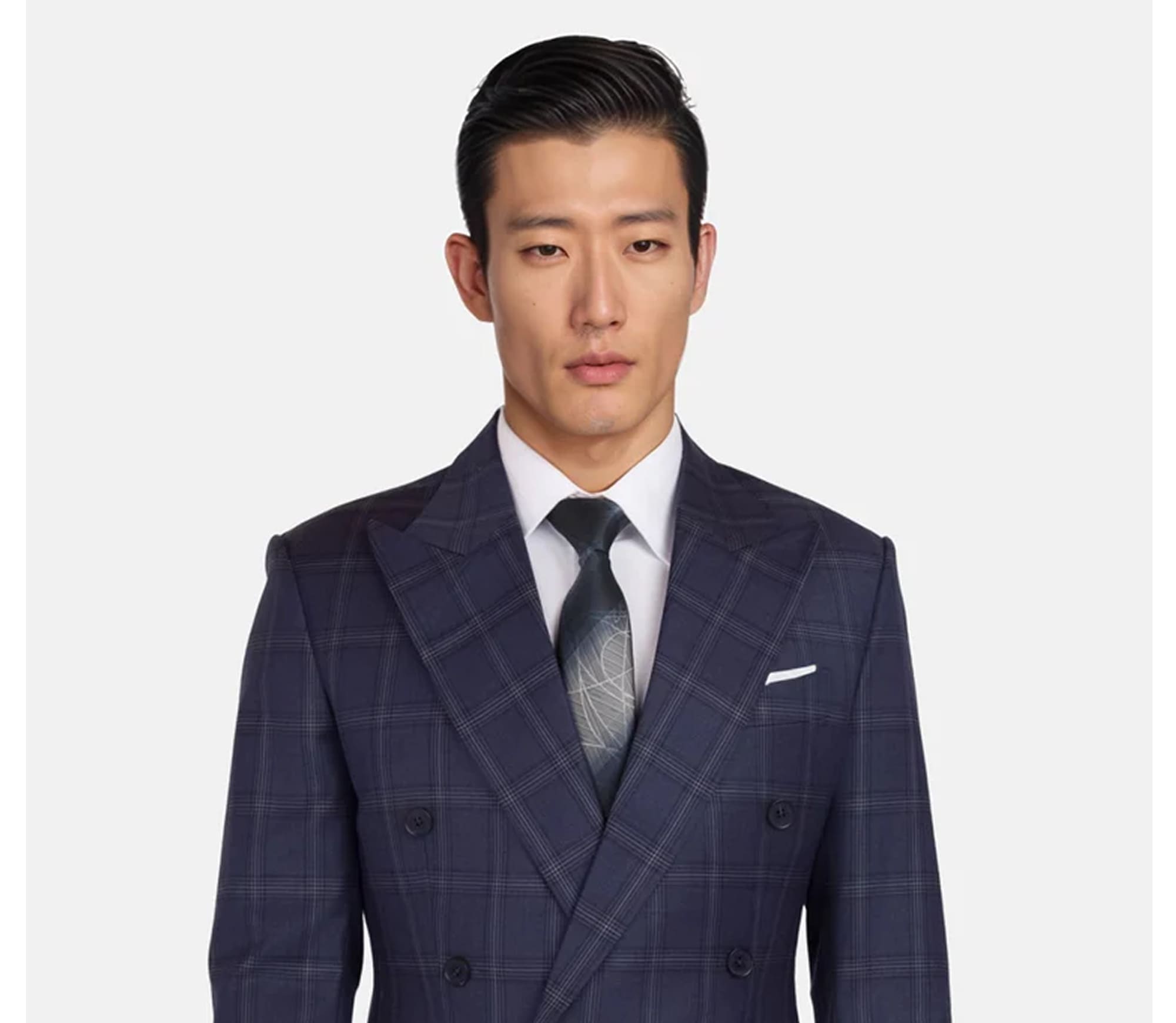 The British Navy Checked Rockafeller Suit