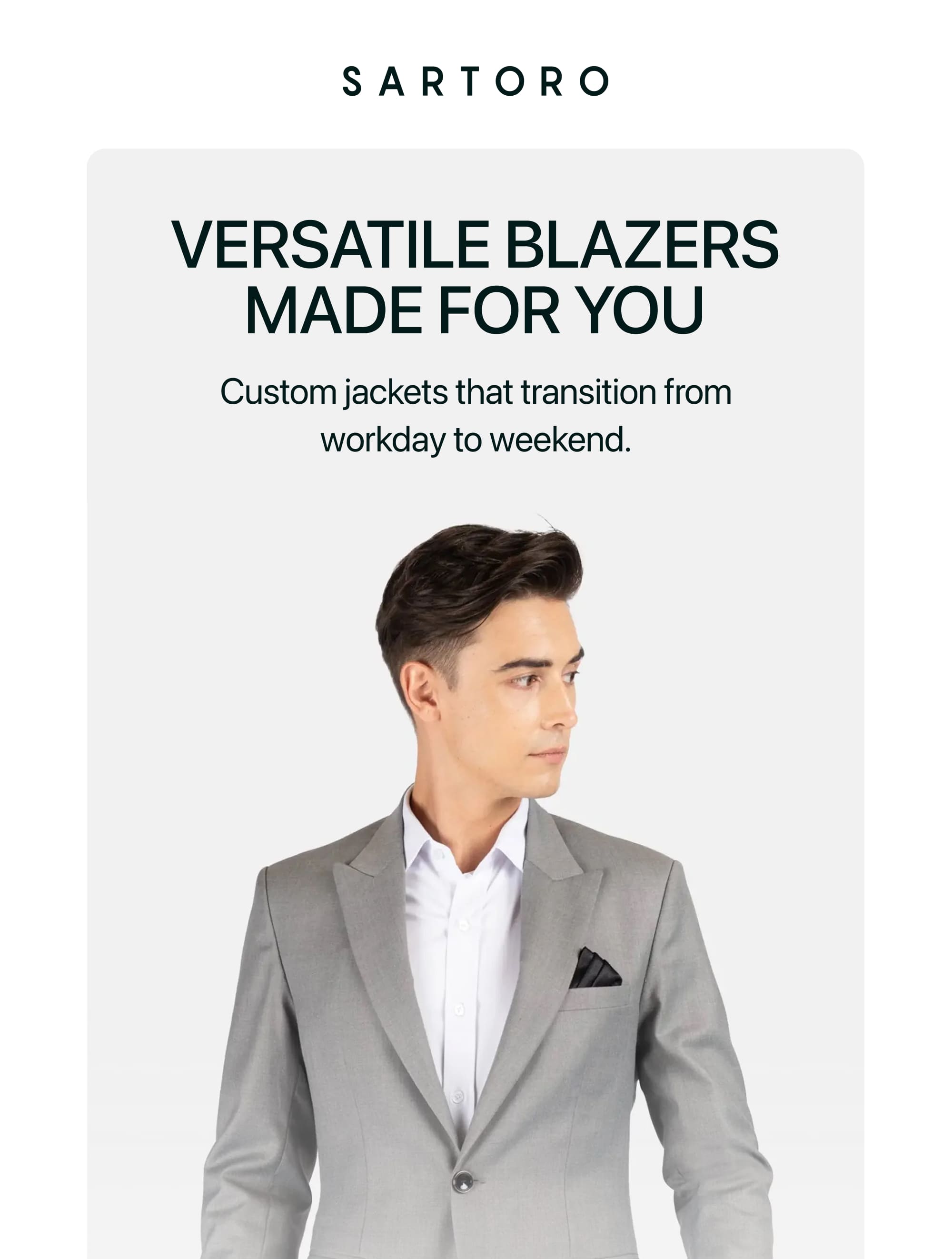 VERSATILE BLAZERS MADE FOR YOU