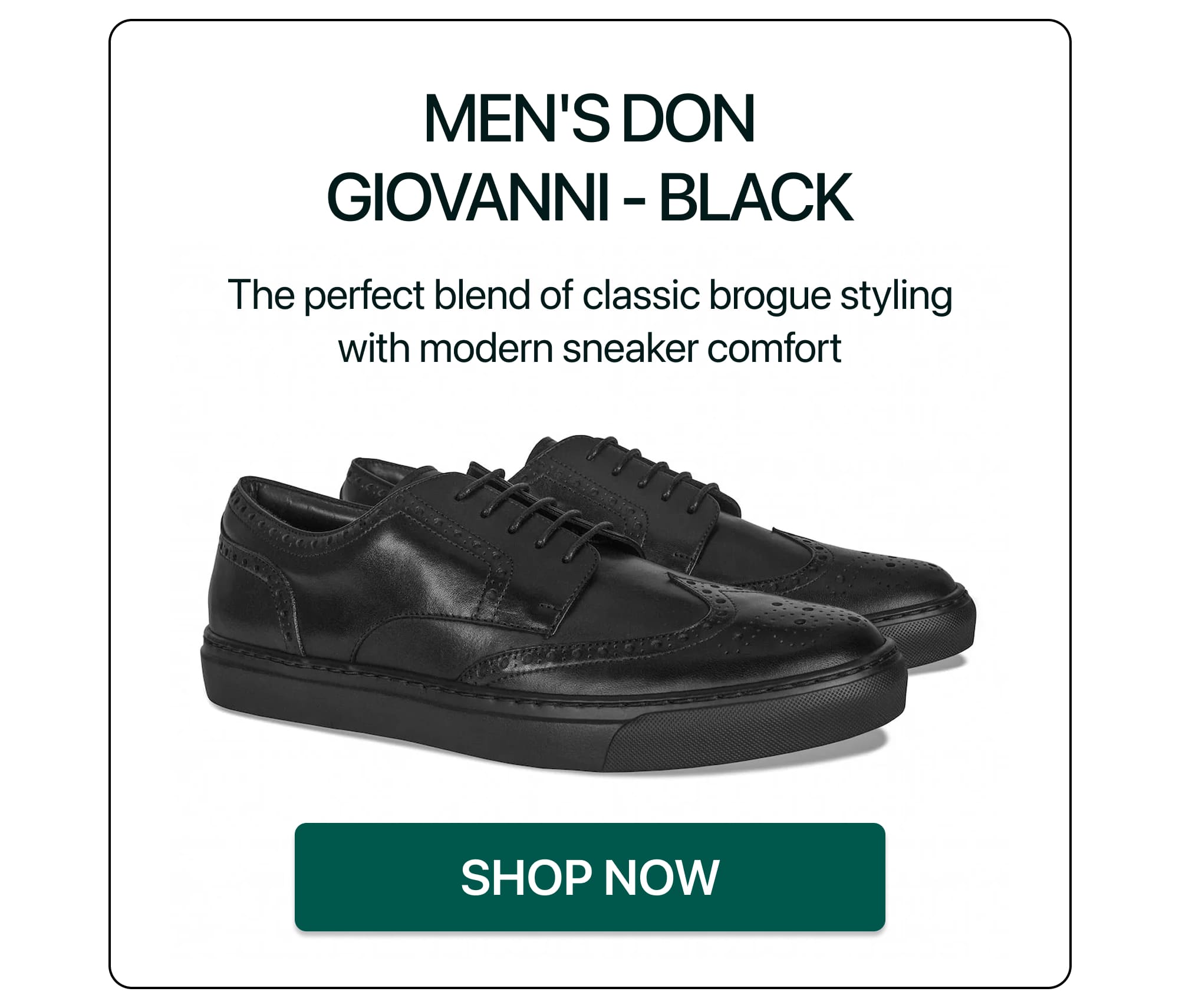 MEN'S DON GIOVANNI - BLACK