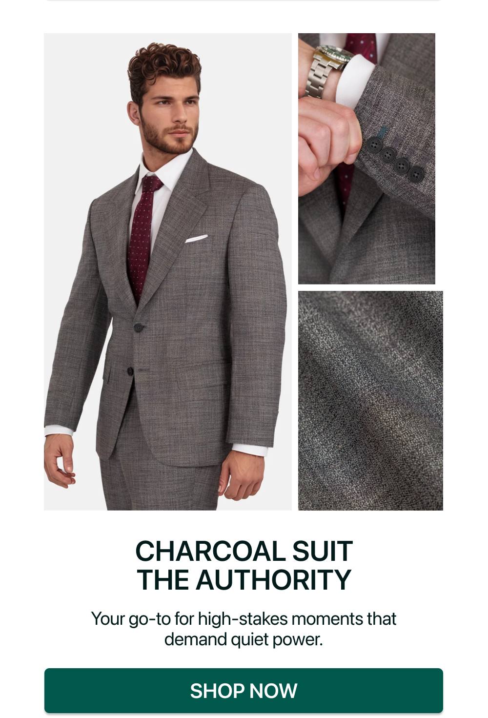 Navy suit always win 