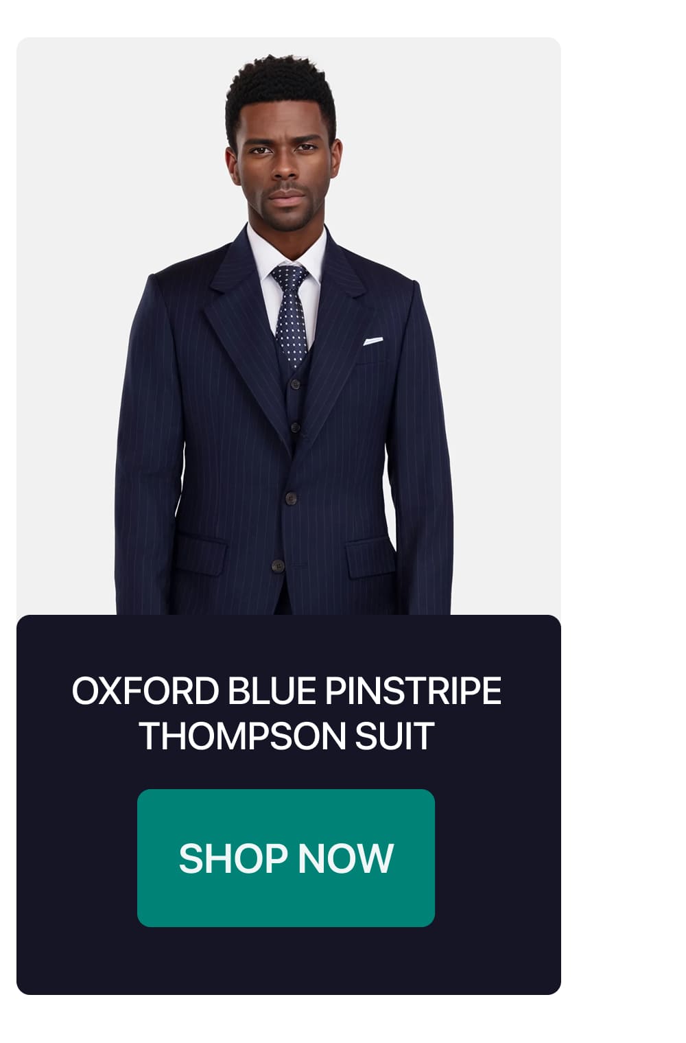 OXFORD BLUE PINSTRIPE THOMPSON SUIT