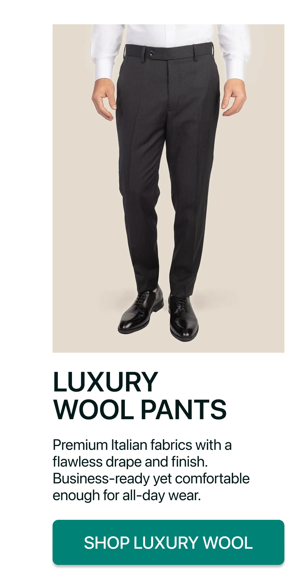 LUXURY WOOL PANTS