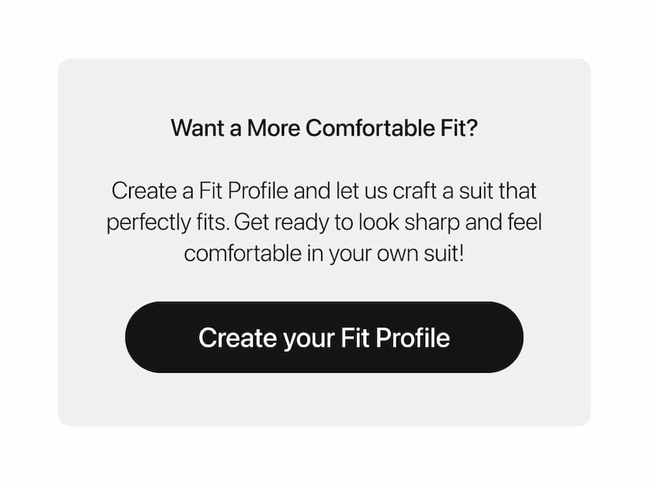 Create Your Fit Profile