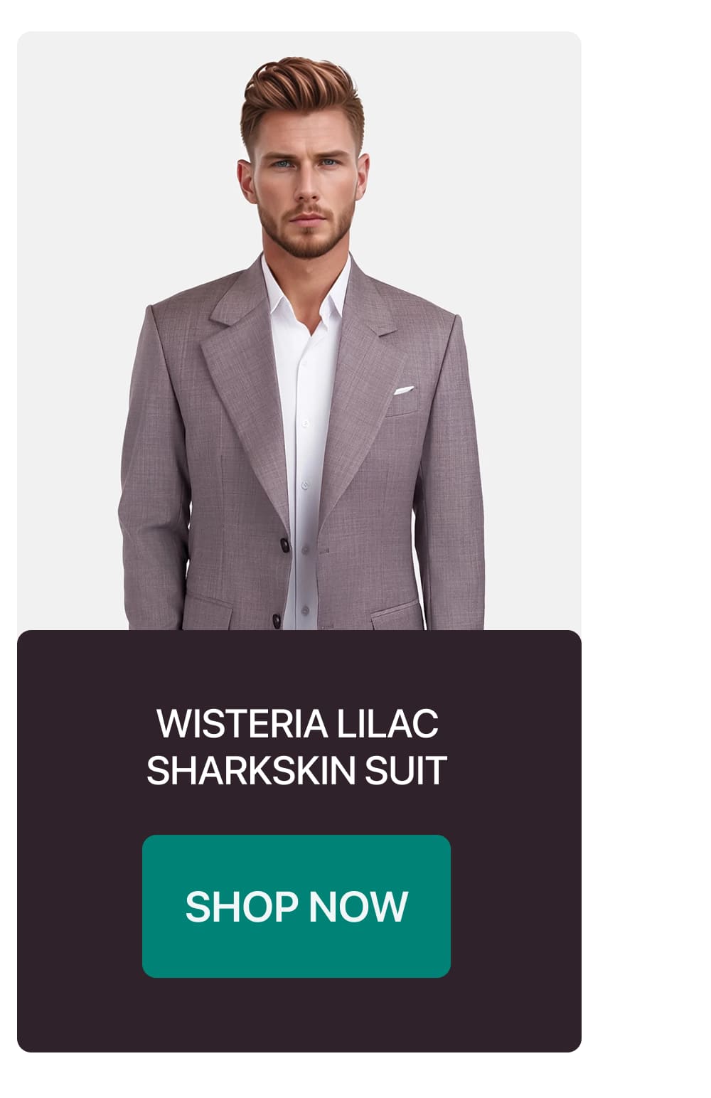 WISTERIA LILAC SHARKSKIN SUIT